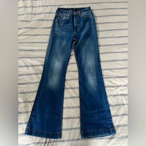 7 For All Mankind Ultra High Rise Dojo Jeans size 25 Regular